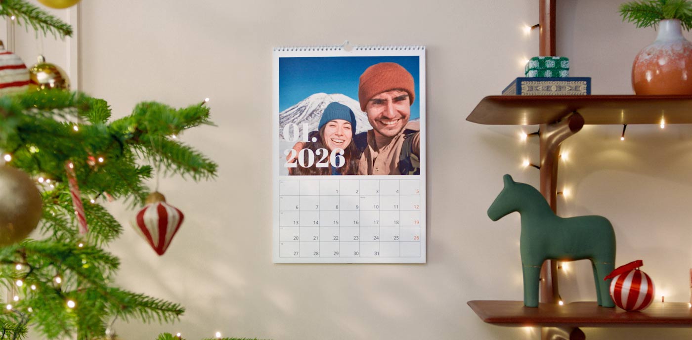Calendarios Personalizados con Foto 2026 -50% desde 55€