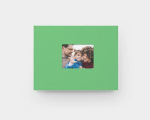 Álbum de fotos con ventana clásica