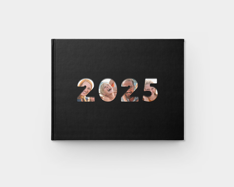 Álbum de fotos del año con ventana