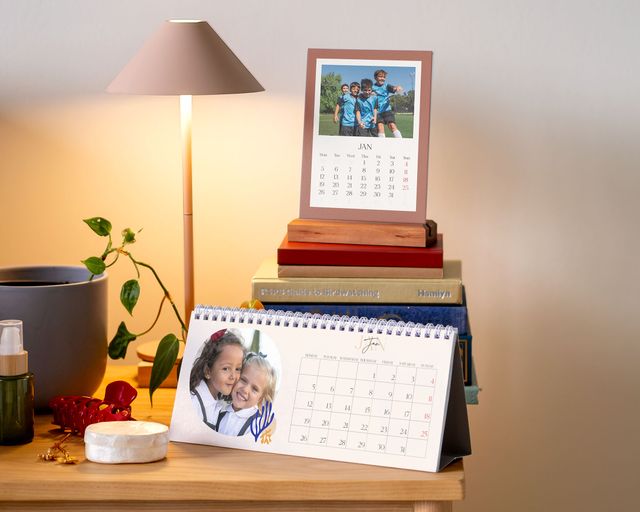 Calendario de mesa personalizado, un regalo para profesores, para que presuman y recuerden los mejores momentos