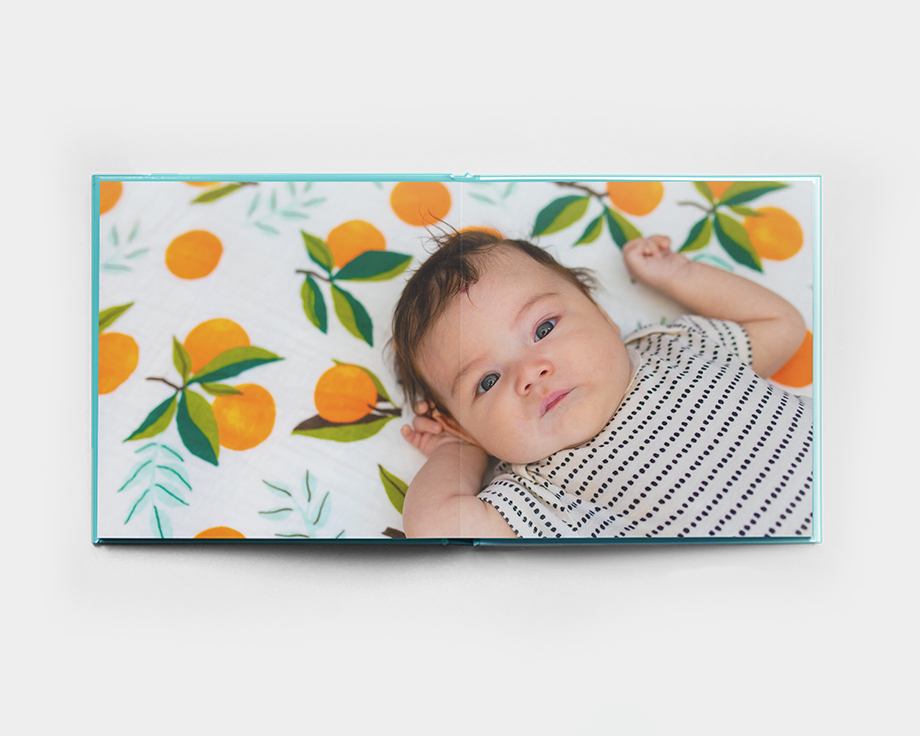 Álbum de Fotos Cuadrado XL - Tapa Acolchada - Apertura Plana