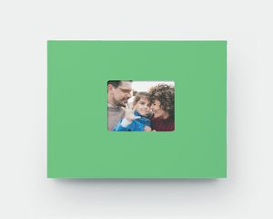 Álbum de fotos con ventana cuadrada