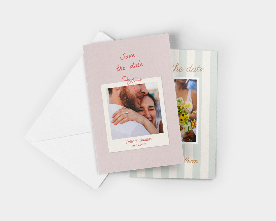 Tarjetas Save the date
