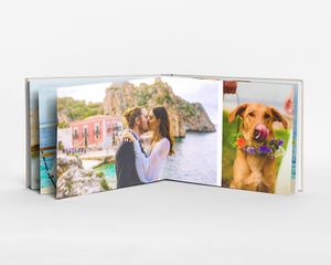Álbum de Fotos Apaisado XL - Tapa Acolchada - Apertura Plana