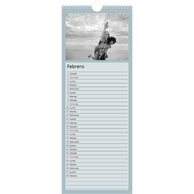 Calendario de cocina  — Colores nórdicos [Febrero]