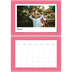 Calendario personalizado doble A4 — Instantáneas pop de colores [Febrero]