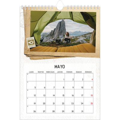 Calendario personalizado A4 — Parts unknown [portada]