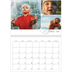 Calendario personalizado doble A4 — Fotos y caligrafía [Febrero]