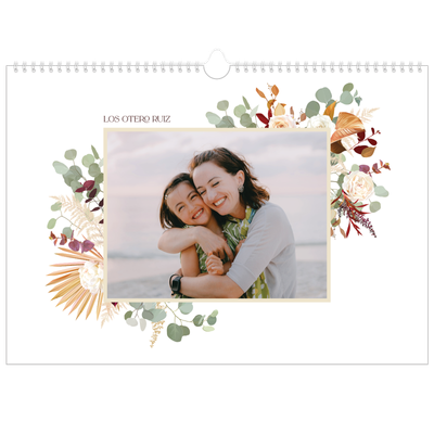 Calendario A3 horizontal — Boho [portada]