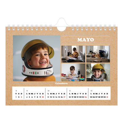 Calendario personalizado A5 — Editorial de este año [portada]