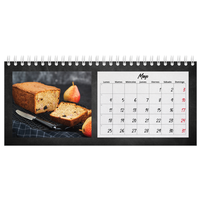 Calendarios de mesa — Estilo de pizarra [portada]