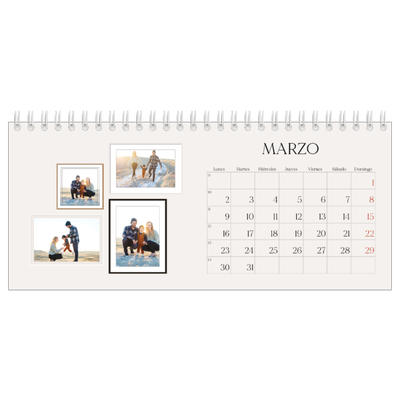 Calendarios de mesa — Galería de fotos de pared [Marzo]