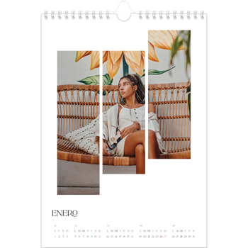 Calendario personalizado A4 — Fragmentos de viaje