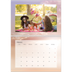 Calendario personalizado doble A4 — Paisaje de nubes [Febrero]