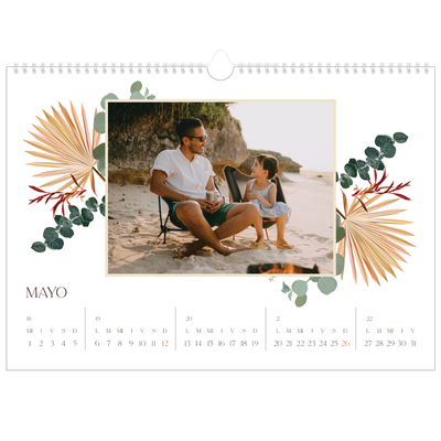 Calendario A3 horizontal — Boho [portada]
