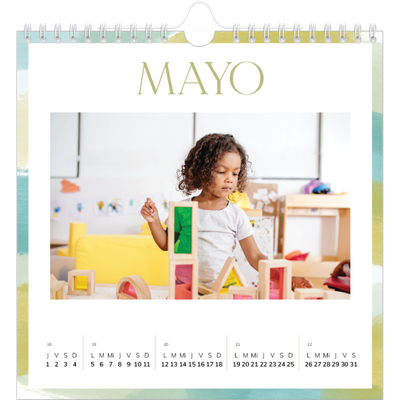 Calendarios Cuadrados — Efecto pincel [portada]