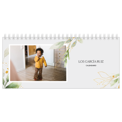 Calendarios de mesa — Salpicado floral [portada]