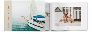 Álbum de fotos — Lomo y historia beige