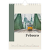 Calendario personalizado A5 — Lugares del mundo [Febrero]