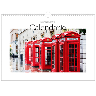 Calendario A3 horizontal — Mi diario de viaje [portada]