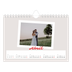 Calendario personalizado A5 — Firmado en carmín [Abril]