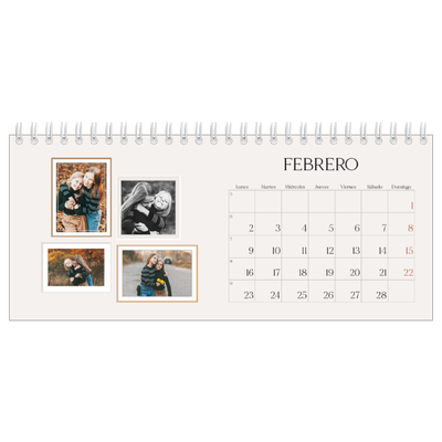 Calendarios de mesa — Galería de fotos de pared [Febrero]