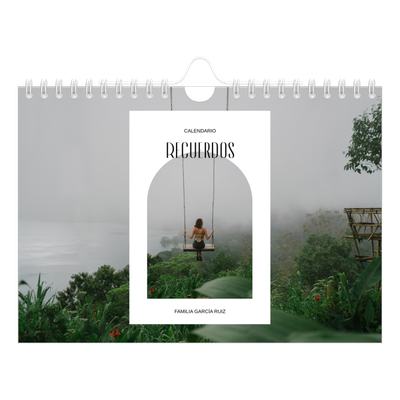 Calendario personalizado A5 — El arco abierto [portada]