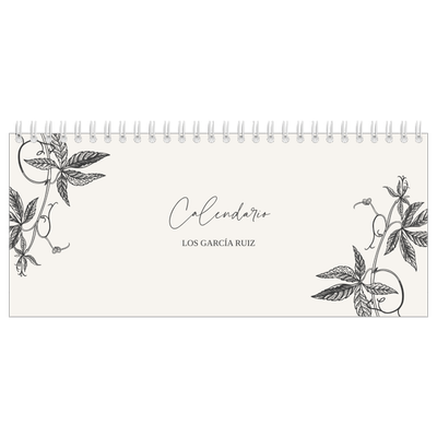 Calendarios de mesa — Tinta y hiedra [portada]