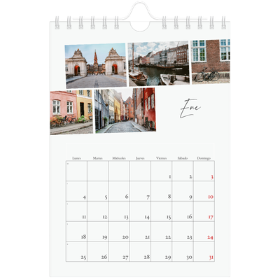 Calendario personalizado A5 — Descanso de la ciudad [Enero]