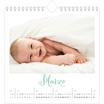 Calendarios Cuadrados — Hola, mundo [Marzo]