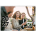 Calendario personalizado doble A4 — Estilo de letra [portada]