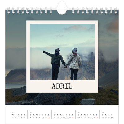 Calendarios Cuadrados — La edición de retratos [Abril]