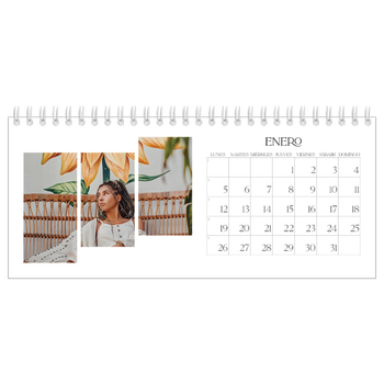 Calendario fotográfico de escritorio — Fragmentos de viaje