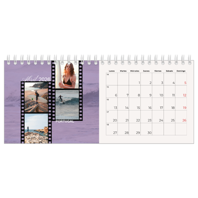 Calendarios de mesa — Pasión por la aventura [Abril]