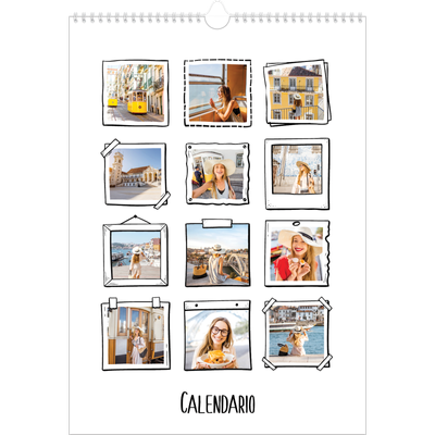Calendarios A3 — Momentos en retro [portada]