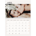 Calendario personalizado doble A4 — Texto superpuesto [Abril]