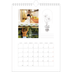Calendario personalizado A4 — Botánica sencilla [Abril]