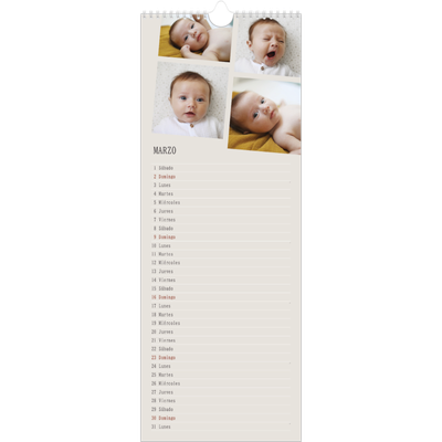 Calendario de cocina  — Recuerdos en movimiento [Marzo]