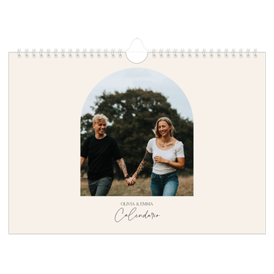 Calendario A4 horizontal — Arco de recuerdos [portada]