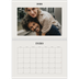 Calendario personalizado doble A4 — Marfil simple [Enero]