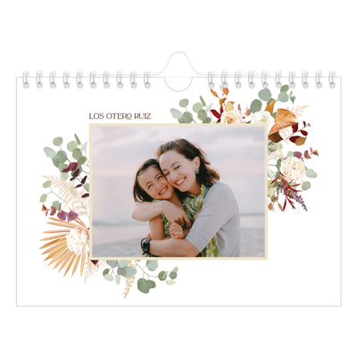 Calendario personalizado A5 — Boho [portada]