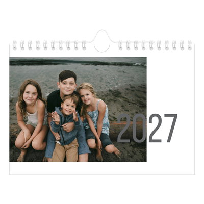Calendario personalizado A5 — Meses numerados [portada]
