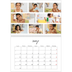 Calendario personalizado doble A4 — Disposición de fotos [Marzo]