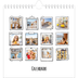 Calendarios Cuadrados — Momentos en retro [portada]