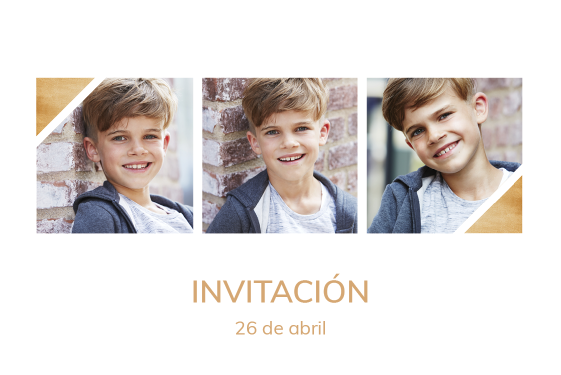 Invitaciones — Mosaico minimalista
