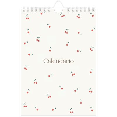 Calendario personalizado A5 — Pequeñas cerezas [portada]