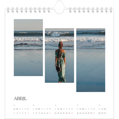 Calendarios Cuadrados — Fragmentos de viaje [portada]