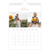 Calendario personalizado A5 — Cajas de tiras de fotos [Febrero]