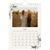 Calendario personalizado A5 — Tinta y hiedra [Abril]