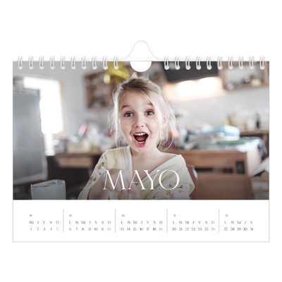 Calendario personalizado A5 — Doce grandes meses [portada]